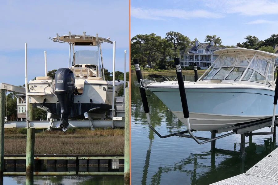 Electric vs. Hydraulic Boat Lifts Maintenance Comparison